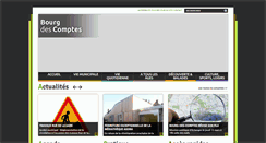 Desktop Screenshot of bourgdescomptes.fr